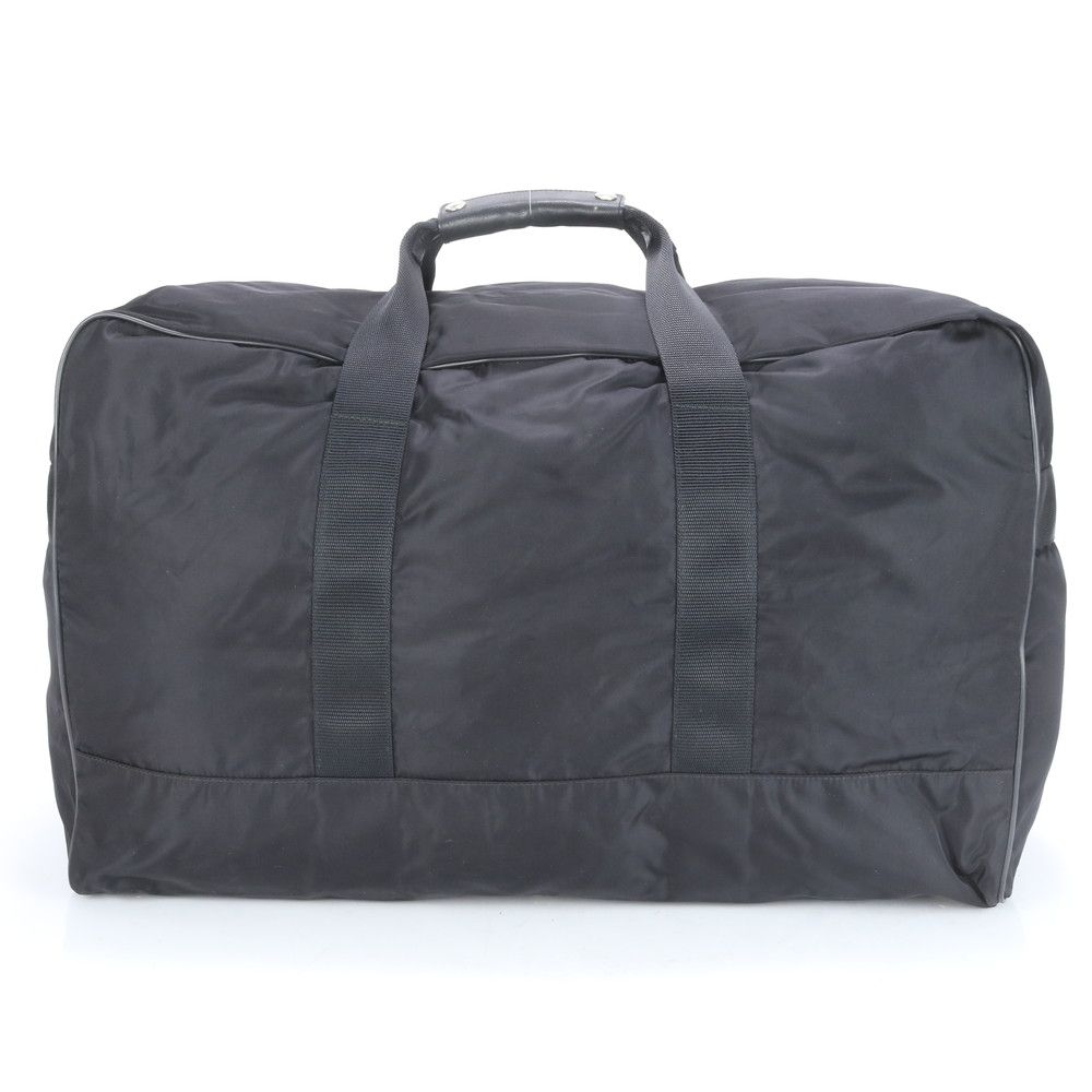 美品 プラダ テスート ナイロン トライアングルロゴ ボストン バッグ  