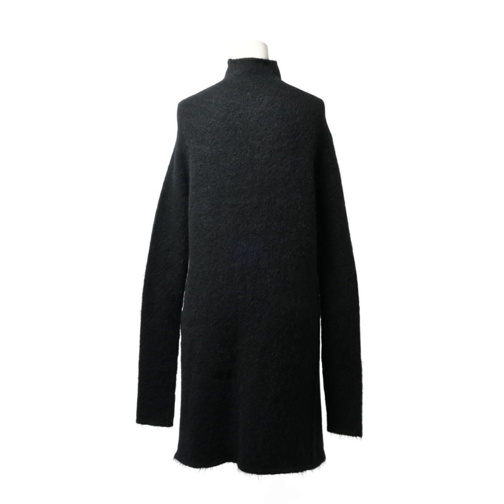 JIL SANDER モヘア混 フロントスリット ハイネック ロング