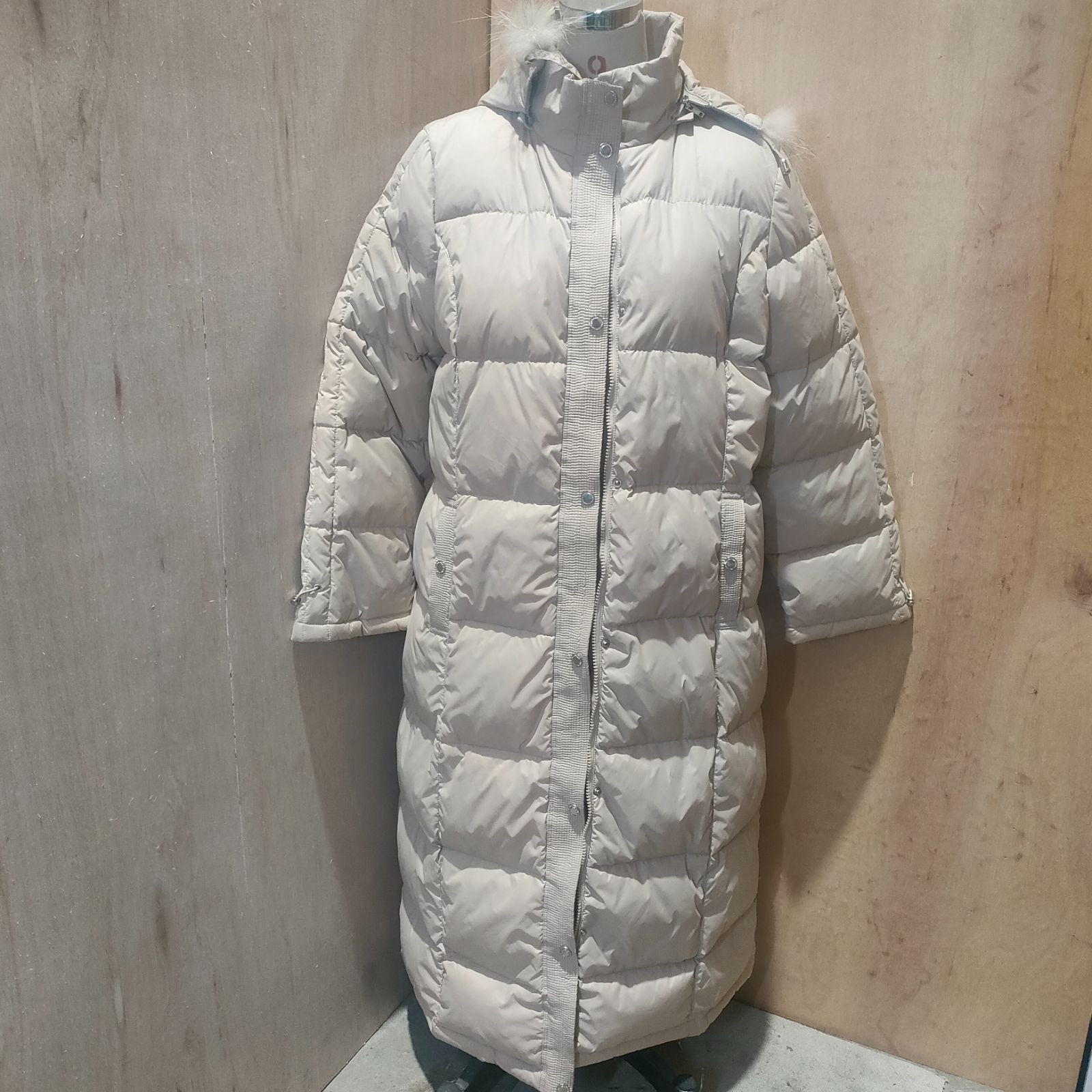 美品】伊万里 ZIZI ダウン ロング コート フェザー チャイニーズ 