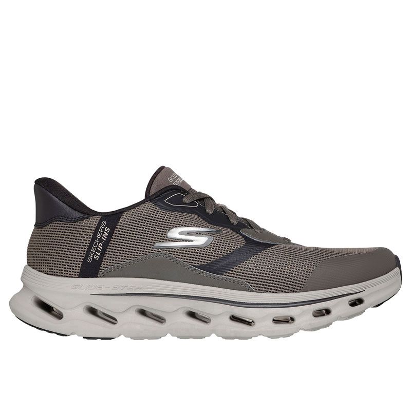 SKECHERS スケッチャーズ GO WALK GLIDE-STEP 2.0-ZAC スポーツスタイル シューズ スポーツカジュアルシューズ 216660 DKTP DARKTAUPE