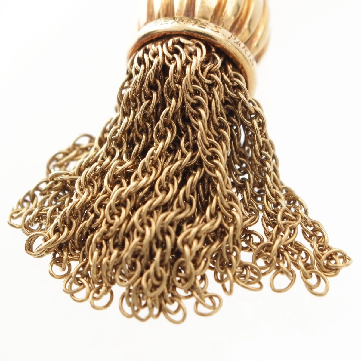 エルメス ヴィンテージ 18K アリアンヌ タッセル バッグ チャーム