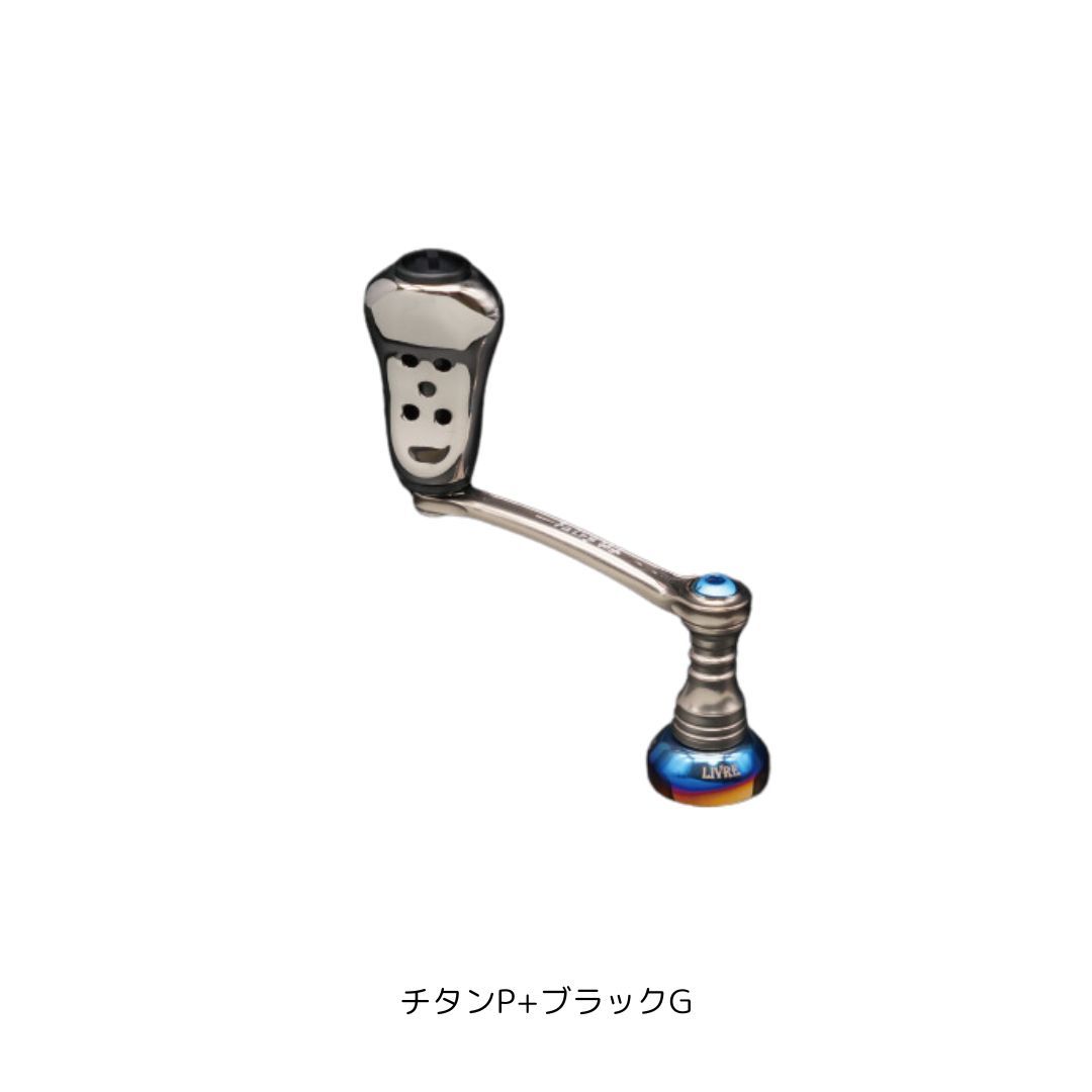 Fairy46 Feelerノブ シマノS2用 チタンP+ブラックG LIVRE（リブレ） FY46-FES2-TIBK