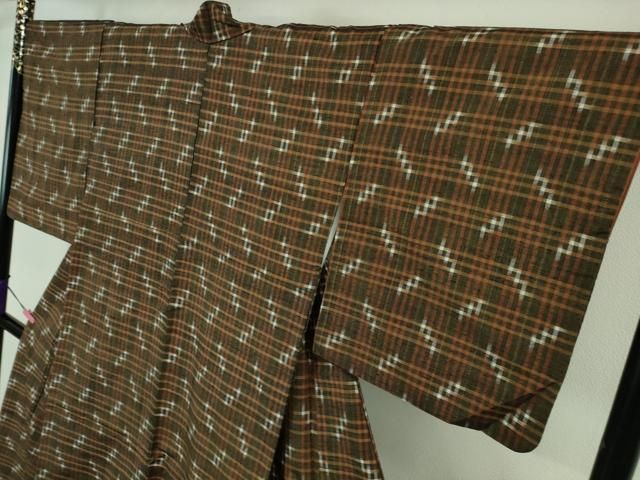 平和屋着物□極上 本場琉球絣 手おり 中村トミ子 証紙付き 逸品  