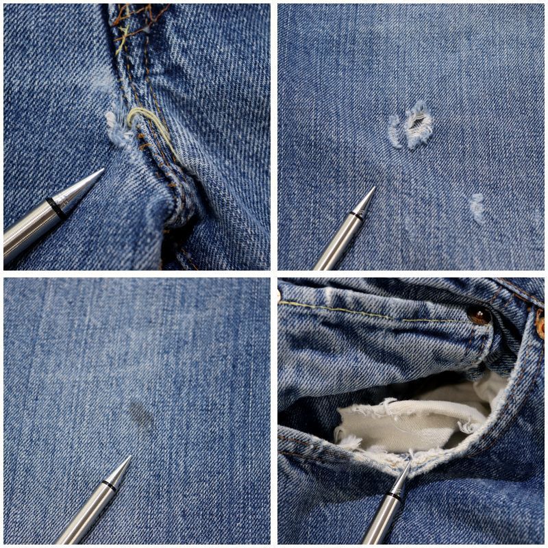 70s USA製 vintage Levi's 66前期 ボタン裏16 517 デニムパンツ メンズ