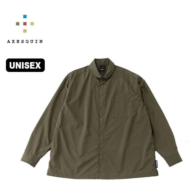 新品】AXESQUIN アクシーズクイン ヘリウム L/S シャツ ダーク