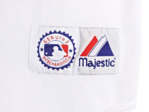 MLB オフィシャル Majestic インディアンズ ベースボール シャツ メンズ M 程/ ユニフォーム ゲームシャツ メジャーリーグ 半袖シャツ 廃盤 お得なクーポン配布中!】 MLB オフィシャル Majestic