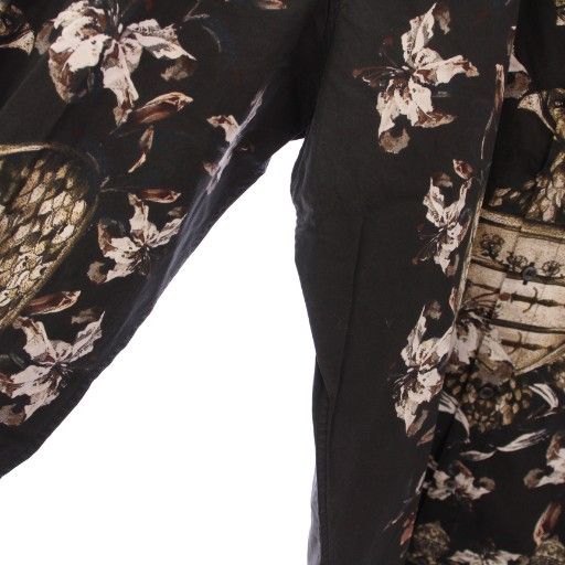 ドルチェ&ガッバーナドルガバ花柄シャツ37 希少 DOLCE&GABBANA ドルガバ 花柄 オープンカラー 半袖 シャツ