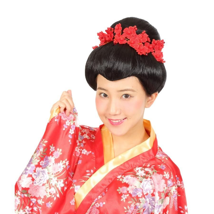 和装小物 日本髪 かつら 時代劇 花嫁 日本舞踊 演劇 仮装 コスプレ 小道具 カツランド 日本髪 和風 時代劇 江戸 衣装 かつら ウィッグ