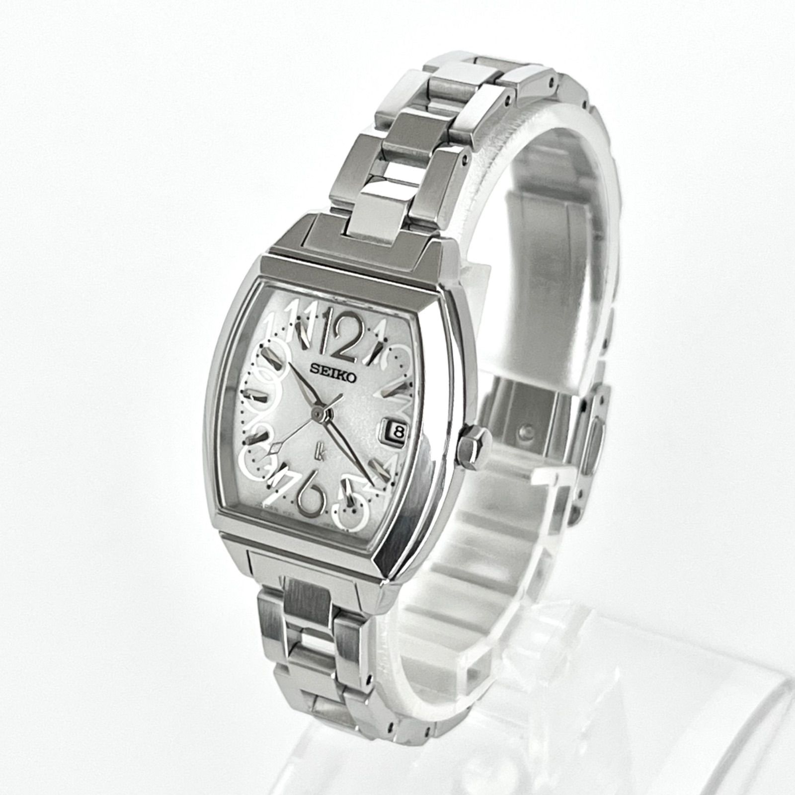極美品　稼働品　SEIKO　セイコー　lk　ルキア　ゴールド　シルバー　ソーラー セイコー ルキア レディース 腕時計 稼働 ソーラー 磨き済み