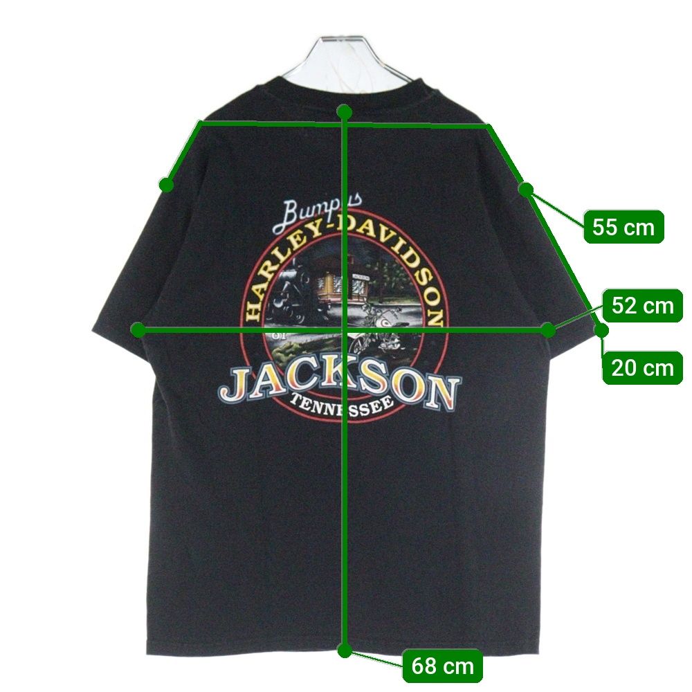 HARLEY DAVIDSON / 90s/ポケットT/フェード/イーグル/Tシャツ/XL/コットン/BLK/プリント HARLEY DAVIDSON (ハーレーダビッドソン) 90s 胸ポケット イーグル