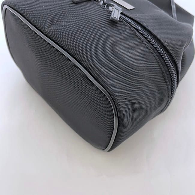 グッチ 巾着 ポーチ ブラック 039 1053 美品 キャンバス レザー