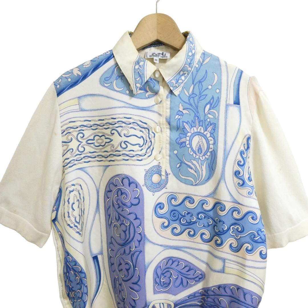 HERMES エルメス サイズS シャツ ブラウス ポロシャツ カットソー 半袖