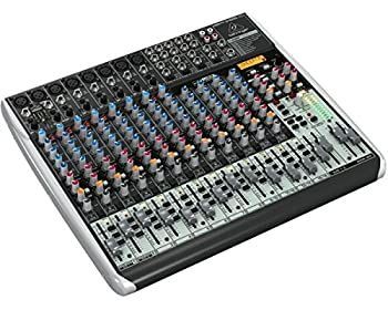 Behringer アナログミキサー 22チャンネル2バス 1ノブコンプ エフェクト USBオーディオインターフェース XENYX QX2222USB ブラック