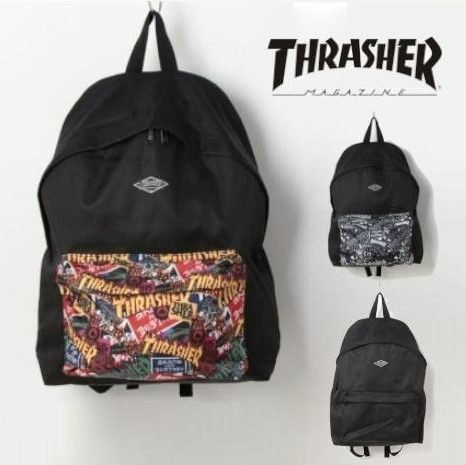 THRASHER】 スラッシャー リュック ポイント総柄 バックパック