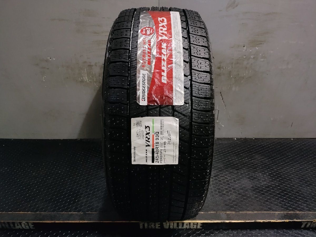 新品 BS BRIDGESTONE BLIZZAK VRX3 245/40R18 18インチ スタッドレス 1