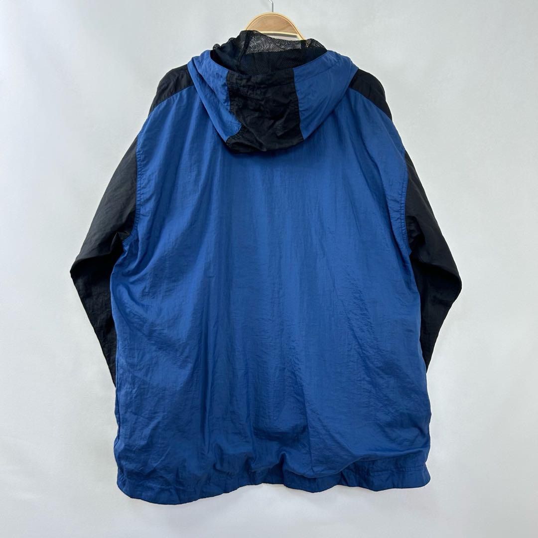 90s NIKE ナイキ 銀タグ　ナイロンアノラックパーカー　スウォッシュ 90s NIKE ナイキ 銀タグ ナイロンアノラックパーカー ス