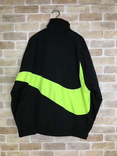 【中古】NIKE ﾅｲｷ NIKE CITY NEON HBR WOVEN JACKET ﾌﾞﾗｯｸ ﾗｲﾑ XL 33875516