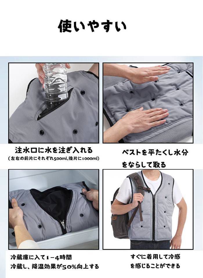 作業服 水循環