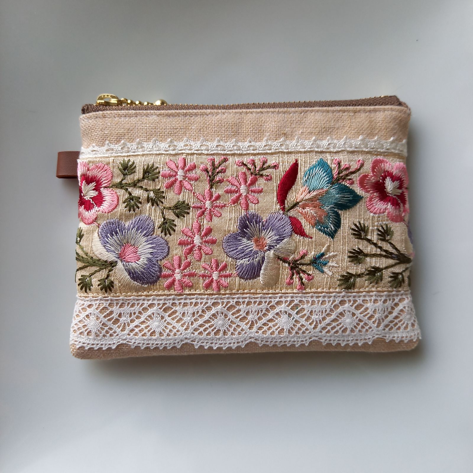 ポケットティッシュポーチ インド刺繍リボン No.11 - メルカリ