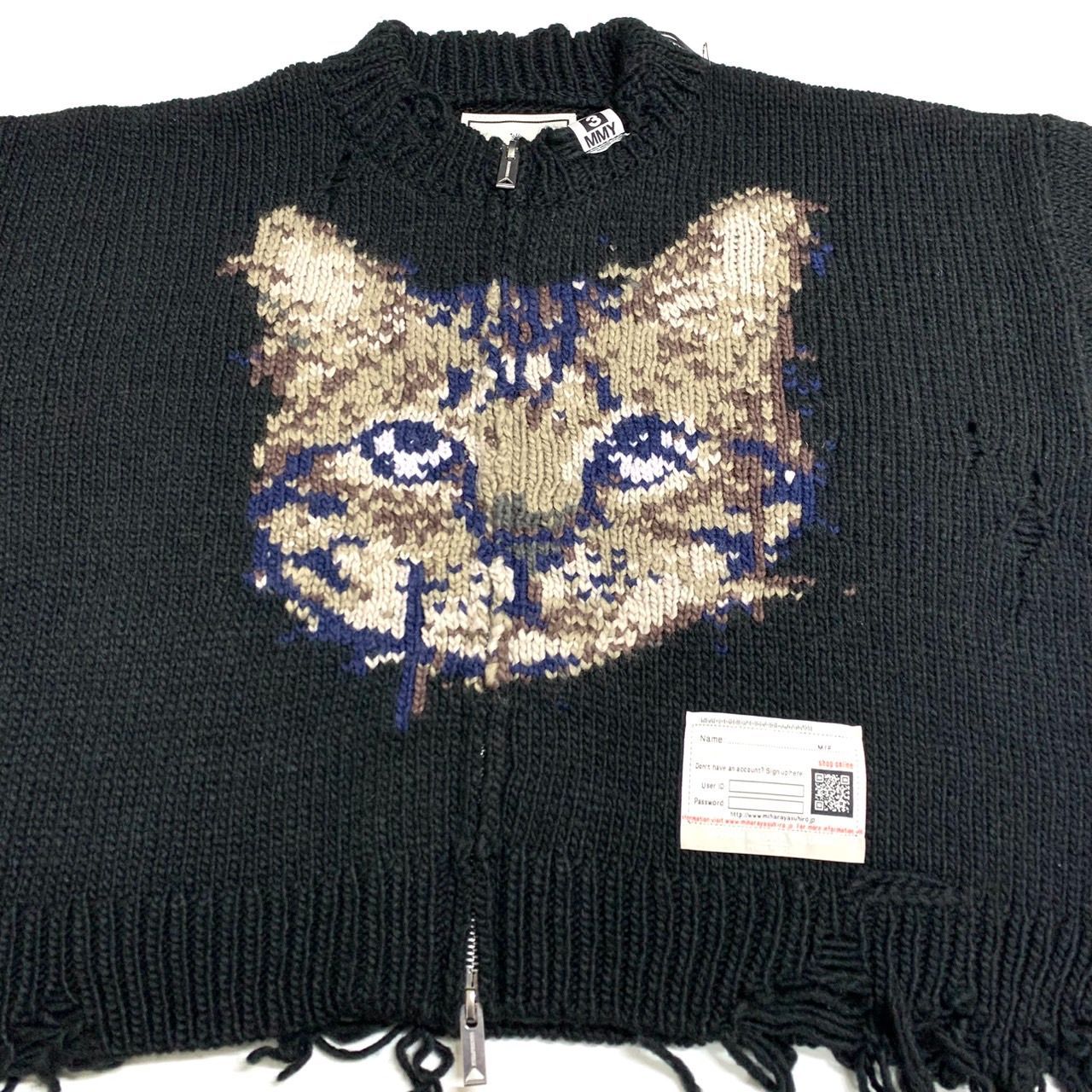 Maison MIHARA YASUHIRO】メゾン ミハラヤスヒロ/CAT INTARSIA KNIT 
