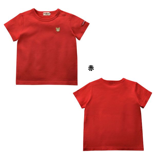 mikihouse ミキハウス☆野球 半袖Tシャツ 90cm☆日本製 新品同様 ミキハウス ホットビスケッツmikihouse 半袖Tシャツ ビーンズ