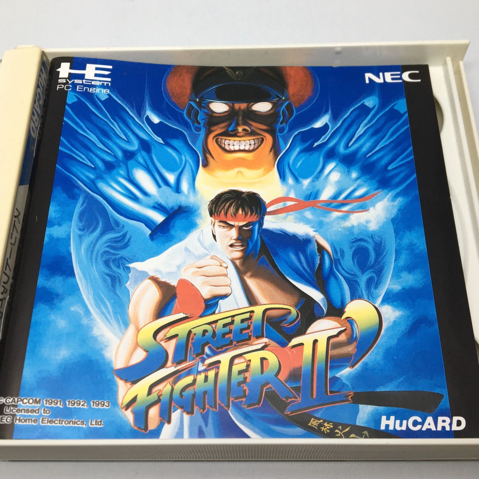 PCエンジンHuカードソフト ストリートファイター2ダッシュ
