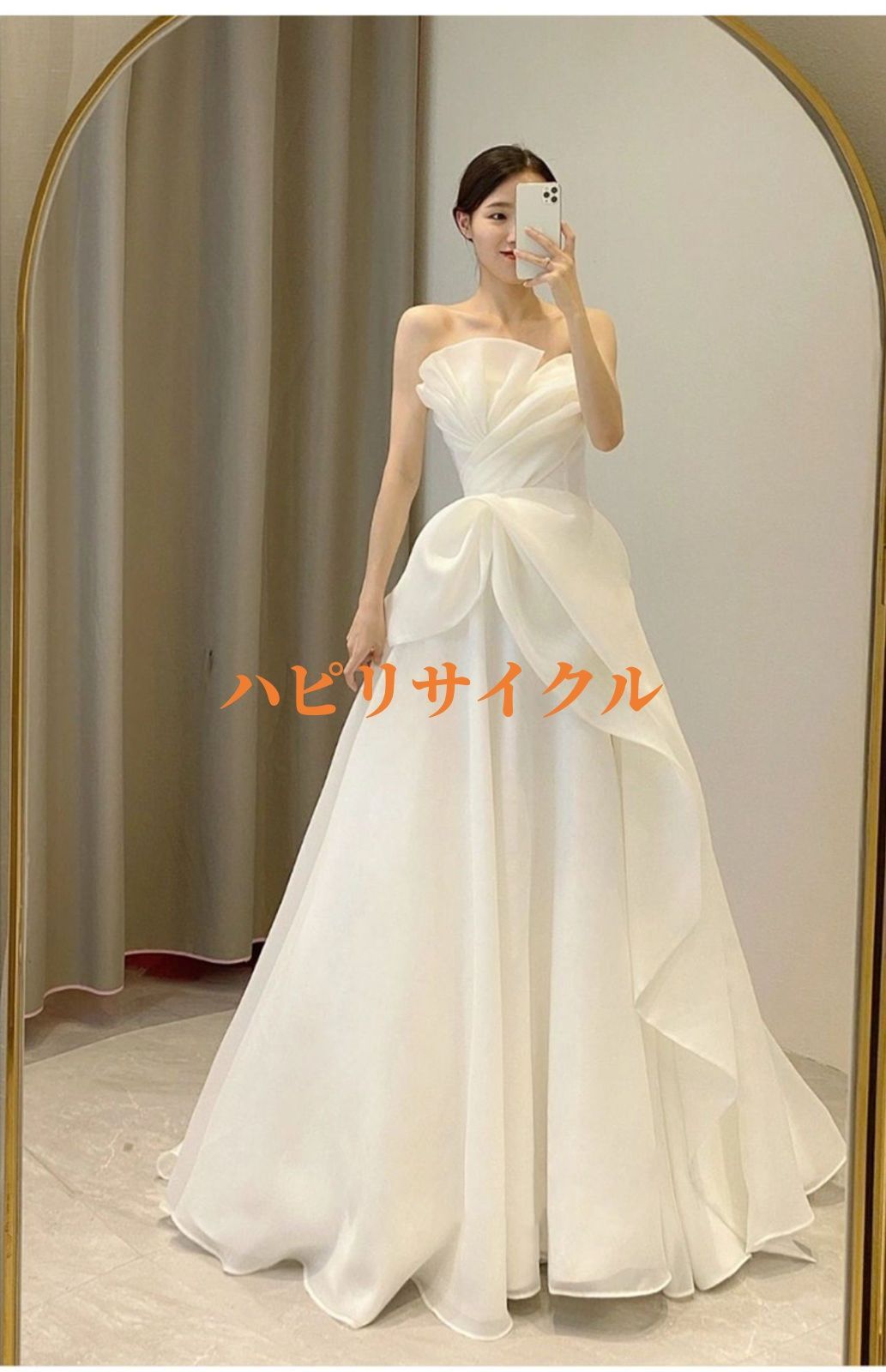 【未使用品】ウェディングドレス オフショル 前撮り プレ花嫁 2025年最新】前撮りドレス オフショルの人気アイテム - メルカリ