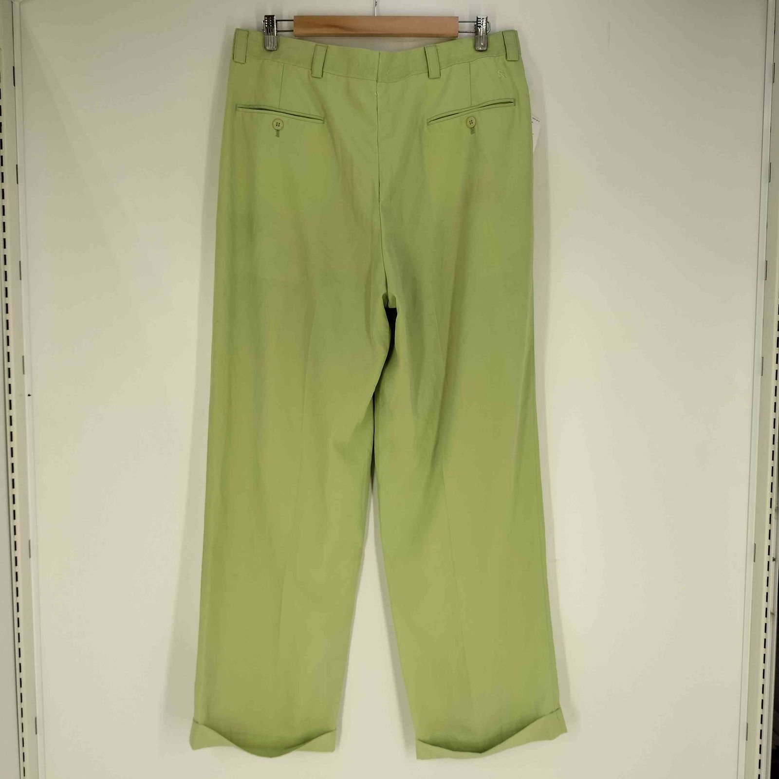 STACY ADAMS 2タック ワイドスラックス USA古着 マスタード FREAK'S STORE｜限定展開 2タック ワイドストレート スラックス