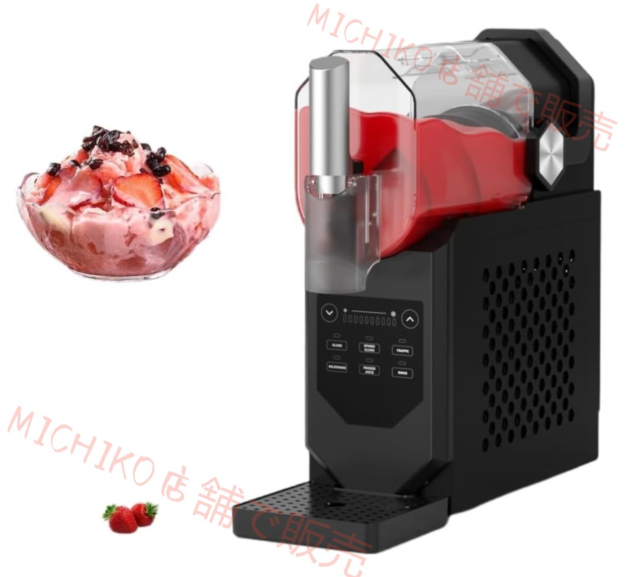 フローズンドリンクマシン丨家庭用および業務用スラッシュマシン丨全自動洗浄丨5つのプリセット丨ワンタッチ製氷丨12分高速製氷丨低騒音丨ミルクティーショップ レストラン カフェ スーパーマーケットに適しています