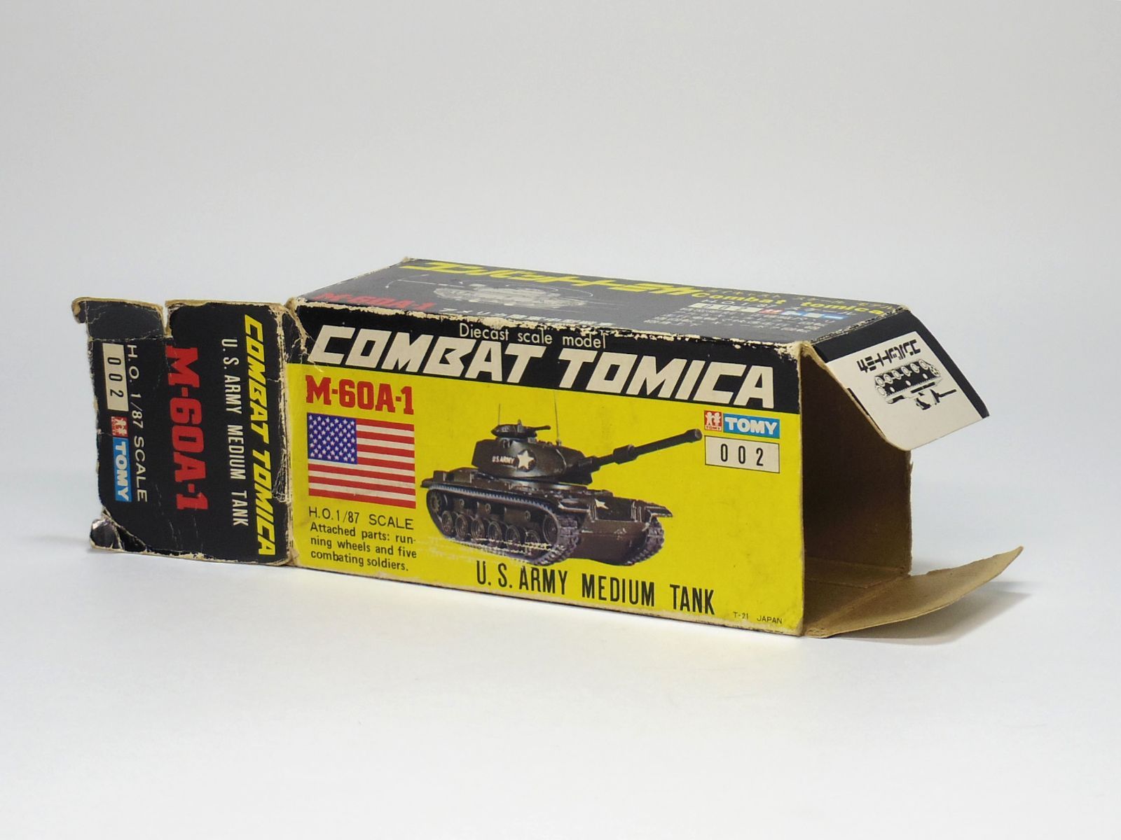 1970年代販売 TOMY トミー COMBAT TOMICA コンバット トミカ M-60A-1