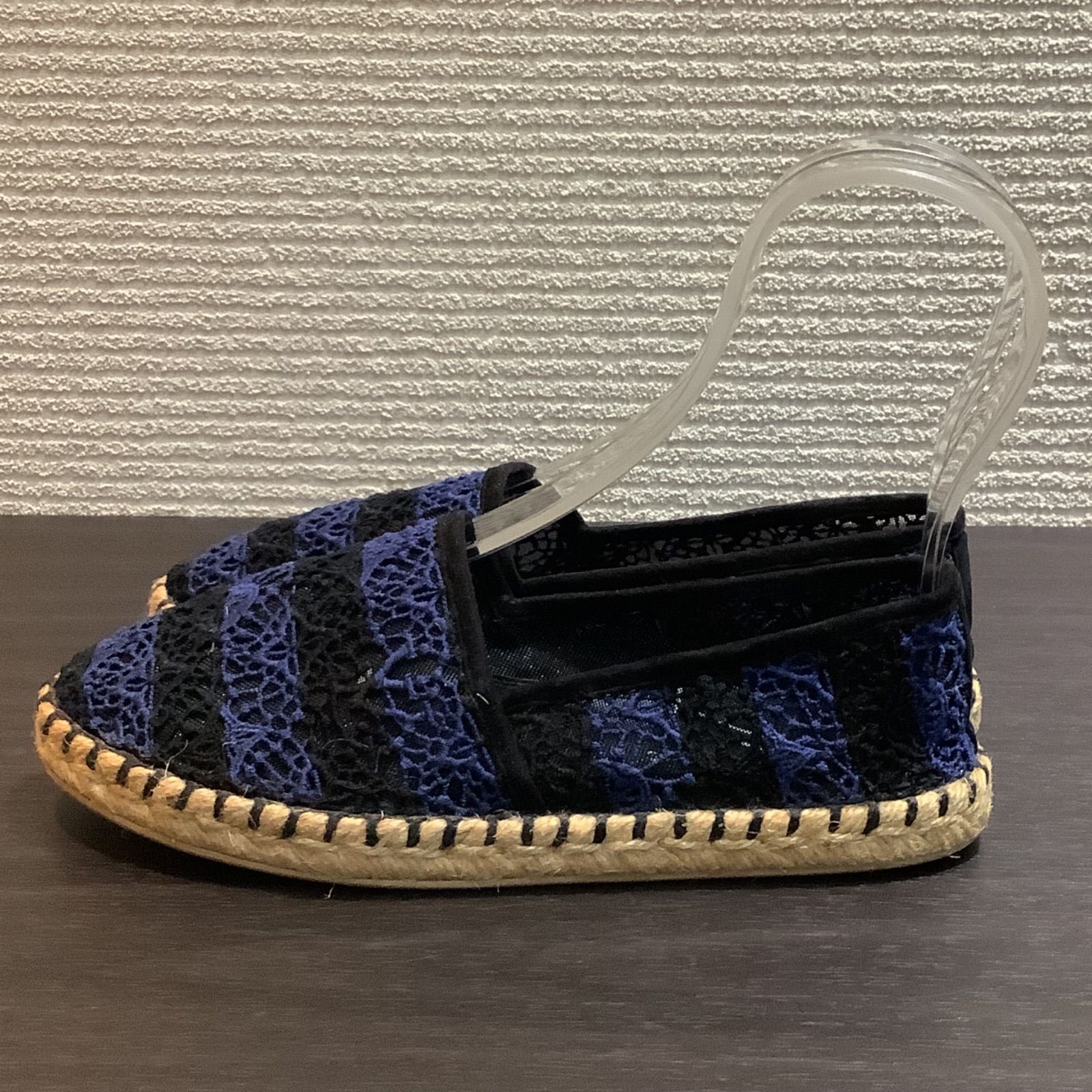 ルイヴィトン LOUISVUITTON モノグラム レース エスパドリーユ