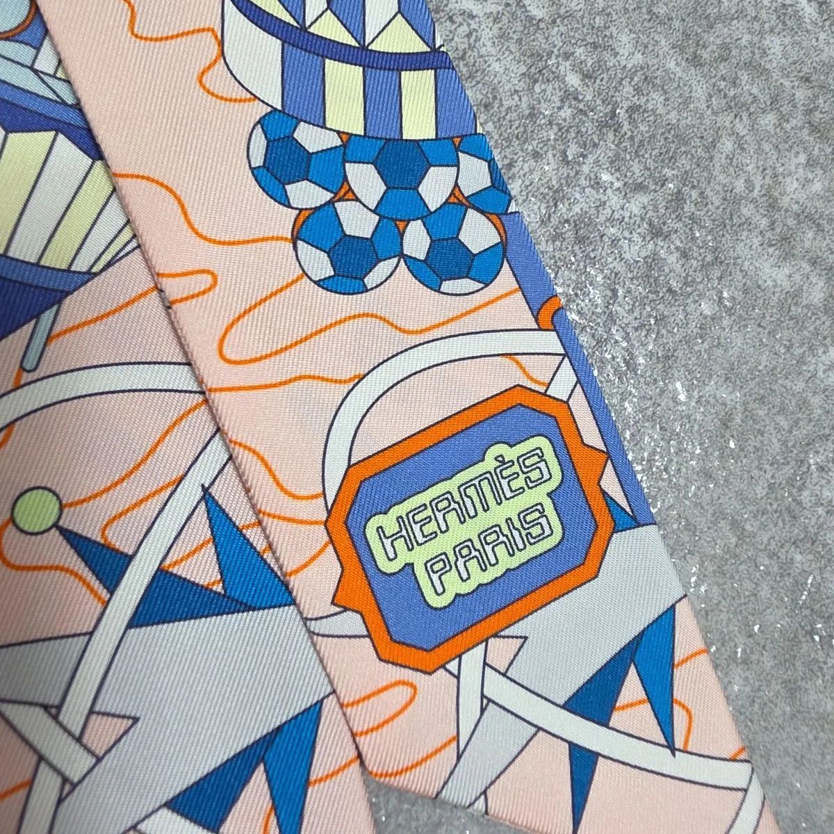 【美品】HERMES エルメス　オデッセイ ツイリー 楽天市場】エルメス HERMES スカーフ ツイリー シルク 