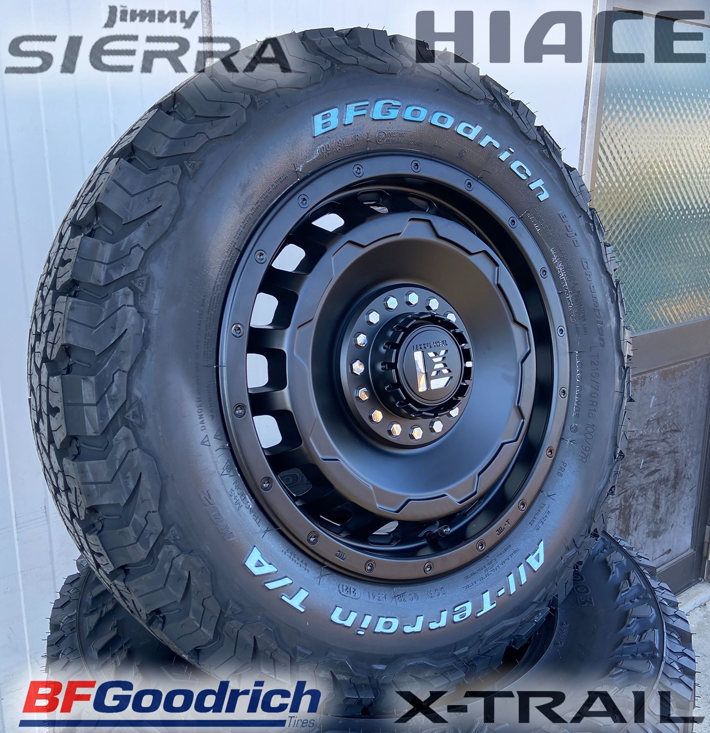 数量限定得価ジムニー シエラ　JB74W LEXXEL SwaGGer ケンダ KENDA KR29 225/75R16 タイヤホイール 16インチ ラジアルタイヤ