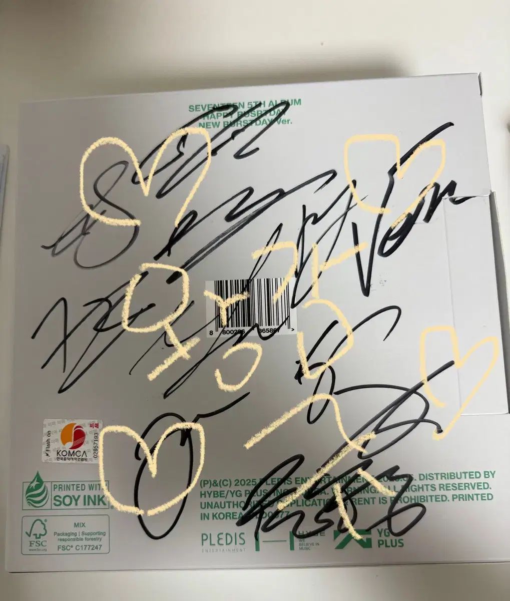 SEVENTEEN スングァン サインCD セブンティーン セブチ サイン入りアルバム SEVENTEEN セブチ An Ode