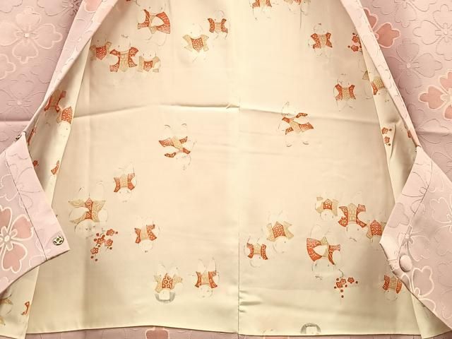 平和屋着物●ワンタッチつけ帯　唐織　鱗文　さが美扱い　正絹　逸品　CAAU9284hy 平和屋着物○ワンタッチつけ帯 唐織 鱗文 さが美扱い 正絹 逸品 CAAU9284hy