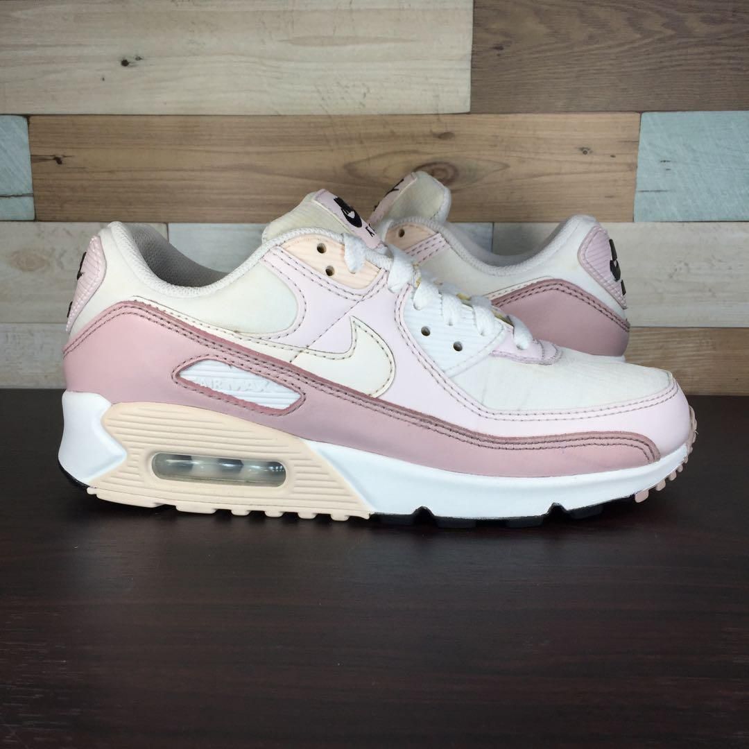 Nike Air Max ホワイト/ピンク スニーカー NIKE AIR MAX 90 ナイキ エア マックス 90 ホワイト ピンク 23.5