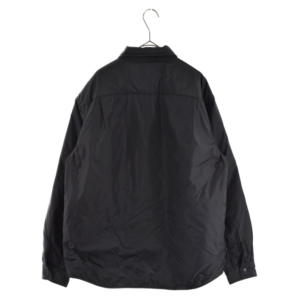 SUPREME シュプリーム 22AW Nylon Filled Shirt ナイロン フィルド ロゴ シャツ ブラック