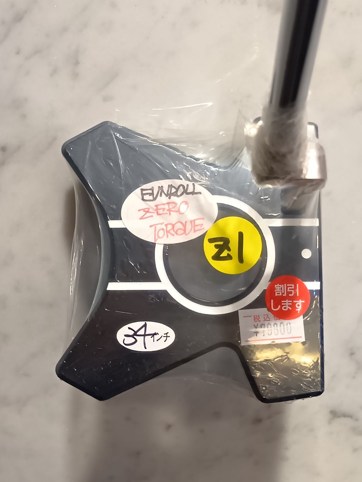 Pt ♥ イーブンロール 38 Tour Spec ZERO Z1 パター 中尺 メンズ 右用 34インチ|Black USA直輸入品 新橋店