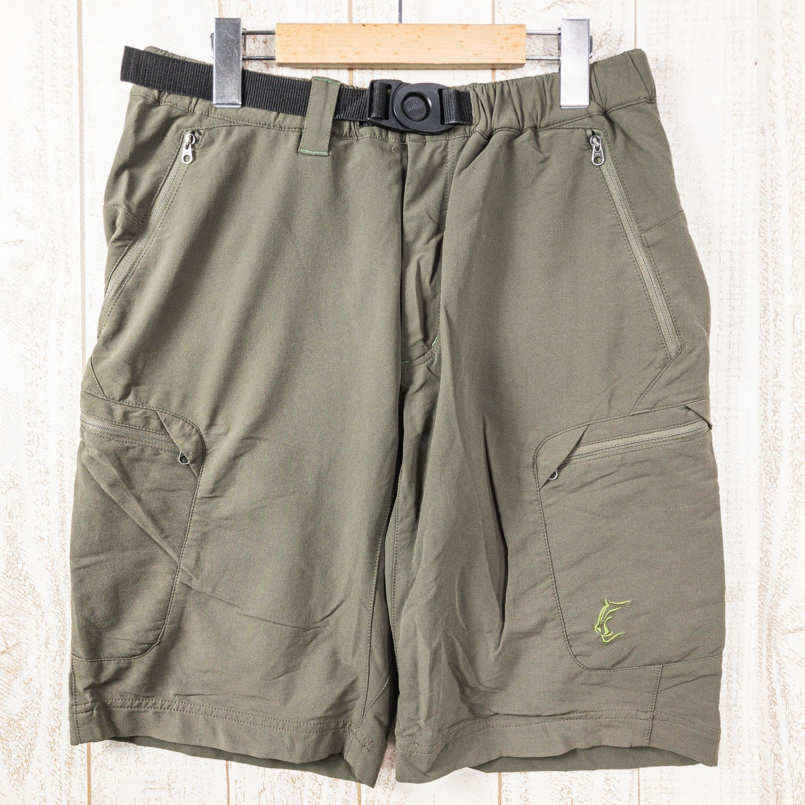 Men s S グリーン系 Teton Bros ティートンブロス ストレッチ トレッキング ショーツ ナイロン TB13S-29M Men s ストレッチ ソフトシェル ショーツ ショートパンツ ボトムス ウェア