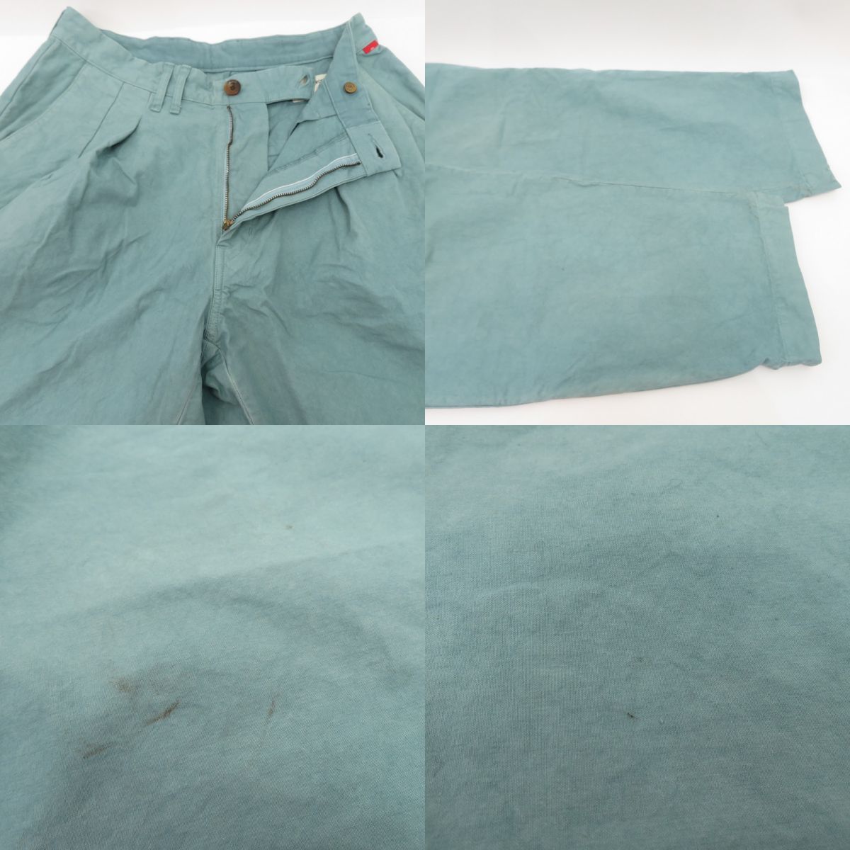 ANACHRONORM アナクロノーム STANDARD TUCK WIDE TROUSERS タックワイドトラウザーズパンツ サイズ2 ※中古