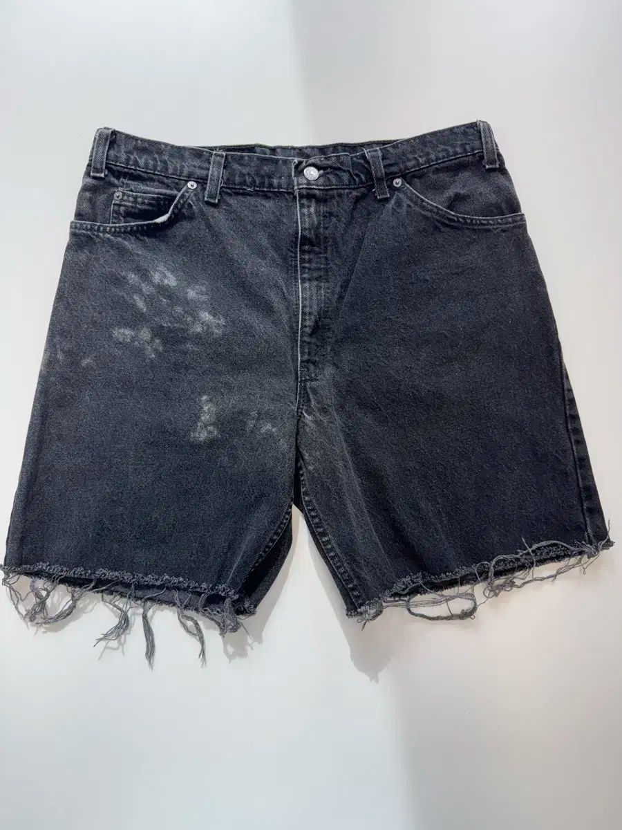 90 s MADE IN USA LEVI S リーバイス 550 黒 デニム バミューダ ショートパンツ