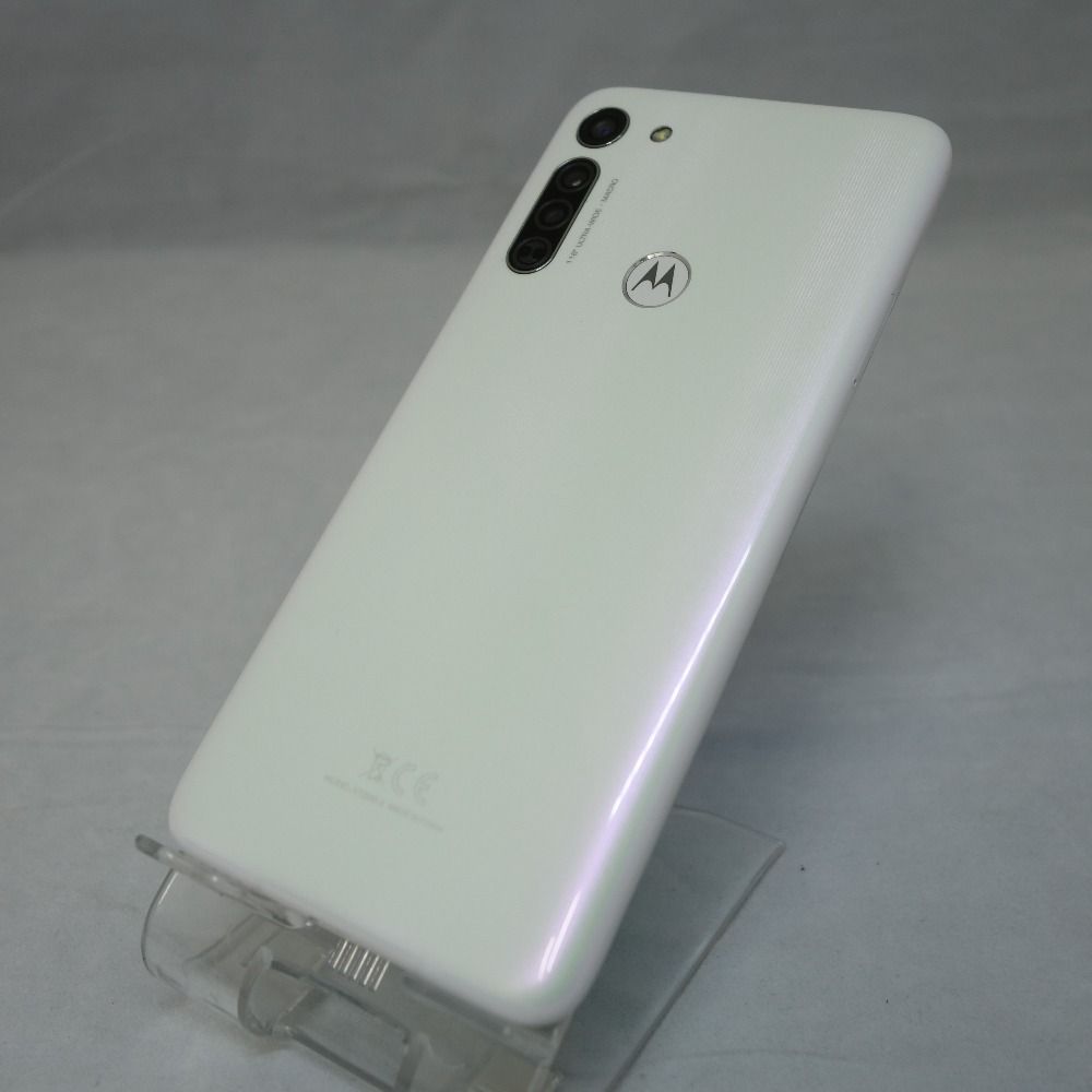 ANDROID - 【新品未開封】モトローラ Motorola moto g8 ホログラムホワイト 新品未開封】 moto g8 ホログラムホワイト（モトローラがSIM