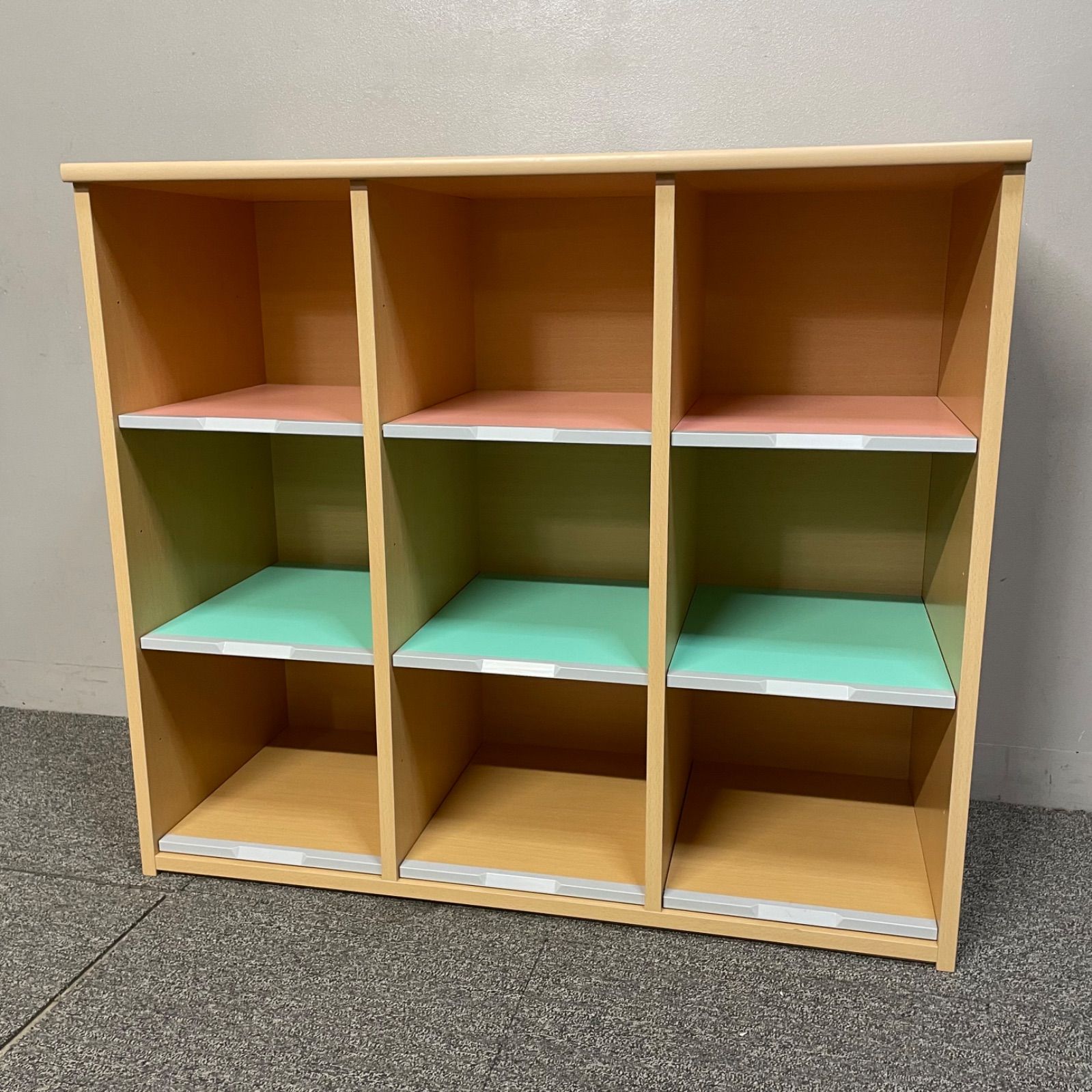 ♭ Gakken ベーシック3段ラック 保育用品 ラック 木製 ロッカー 学研