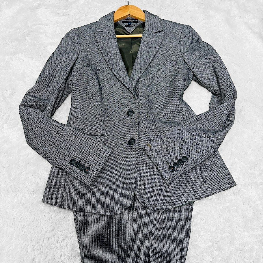 美品 トミーヒルフィガー TOMMY HILFIGER スーツ 2B セットアップ 