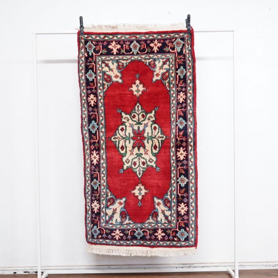 ヴィンテージラグ パキスタン絨毯 トライバルラグ ハンドメイド 手織り