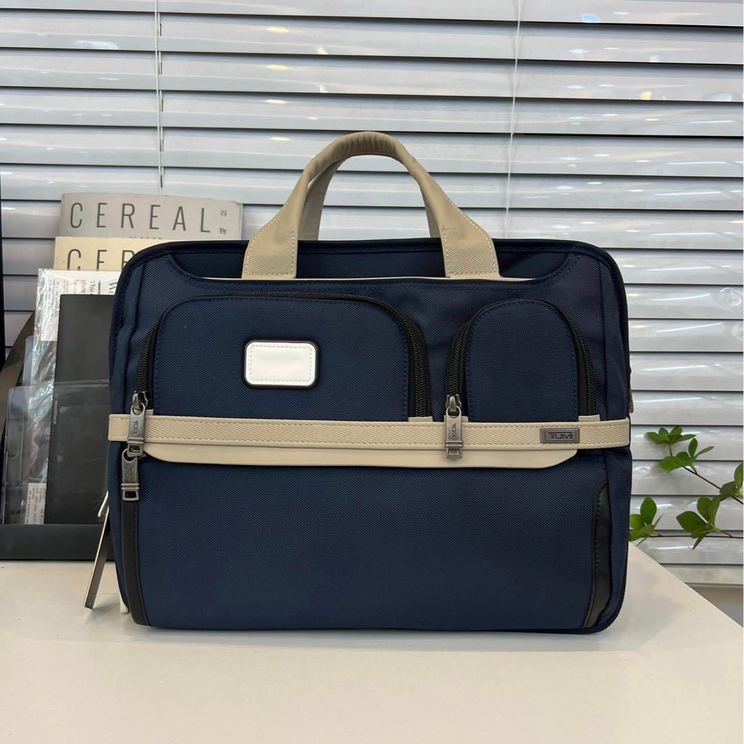 TUMI2603141 ALPHA3オーガナイザーラップトップブリーフ ネイビー  