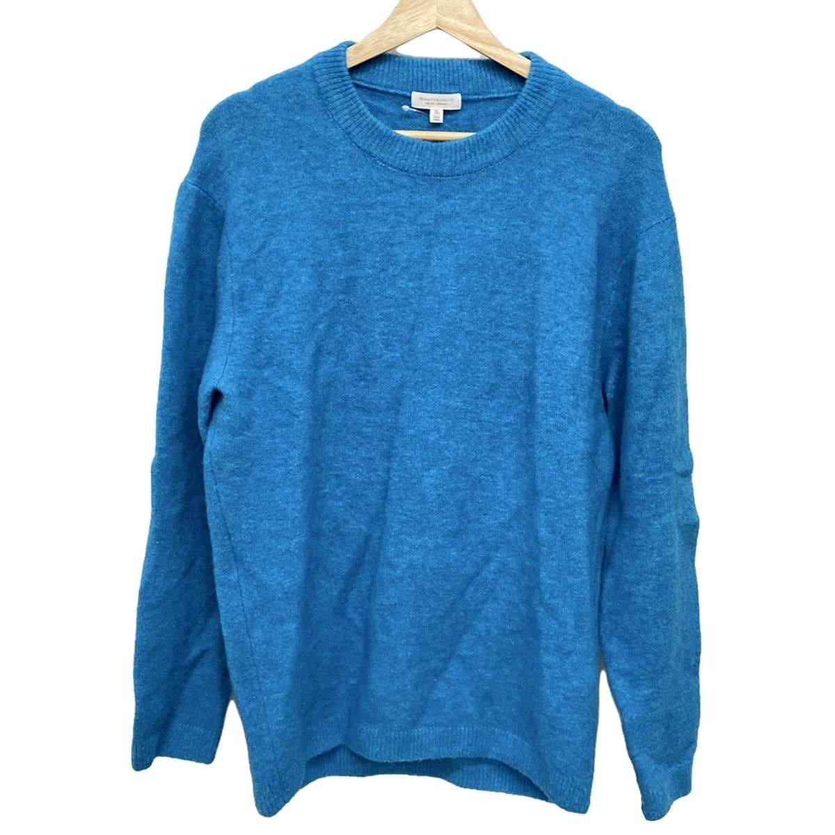 BEAUTYu0026YOUTH UNITEDARROWS(ビューティアンドユース ユナイテッドアローズ) 長袖セーター サイズXL メンズ - ブルー クルーネック