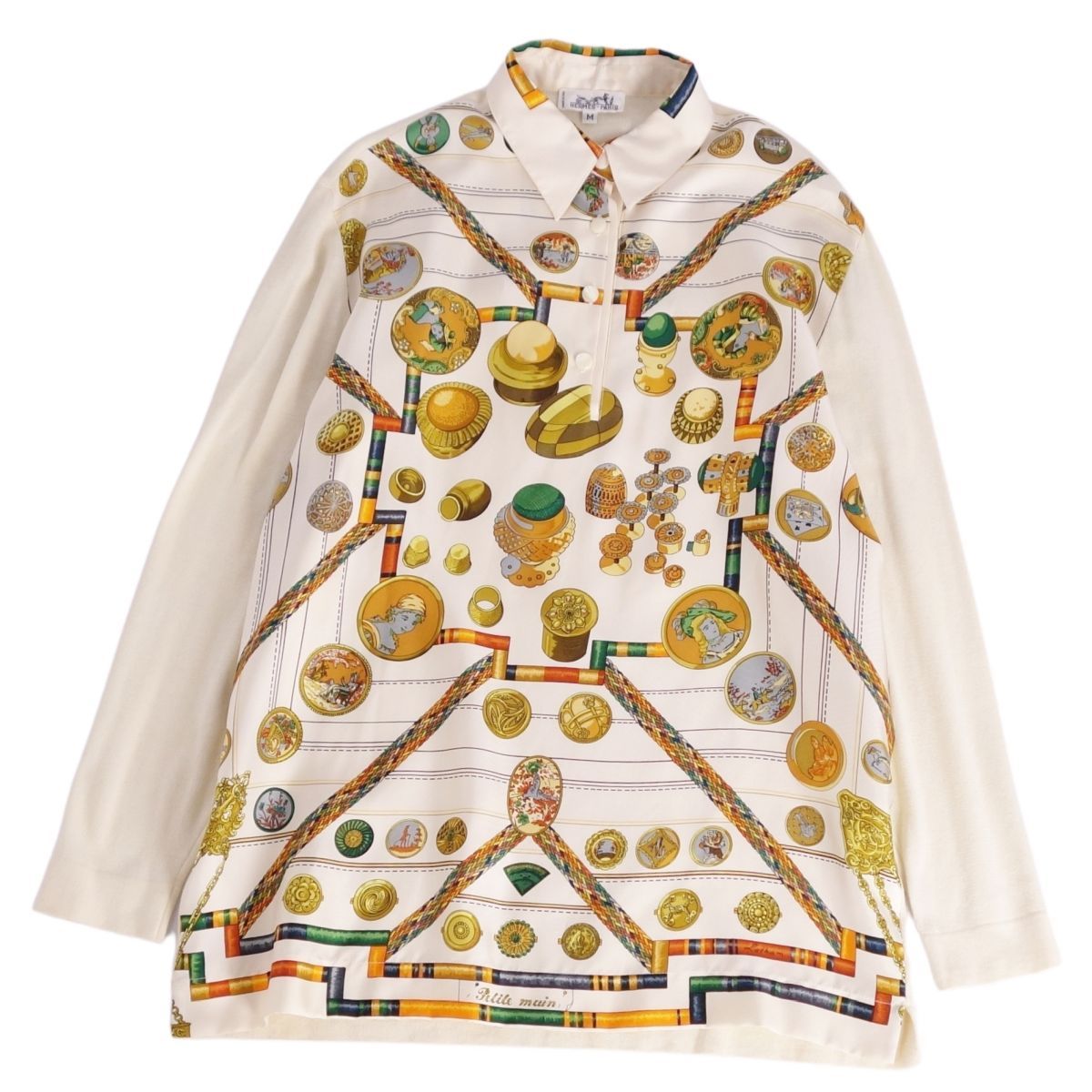 vintage HERMES エルメス 90年代H刺繍ロゴポケットTシャツ 【公式通販 