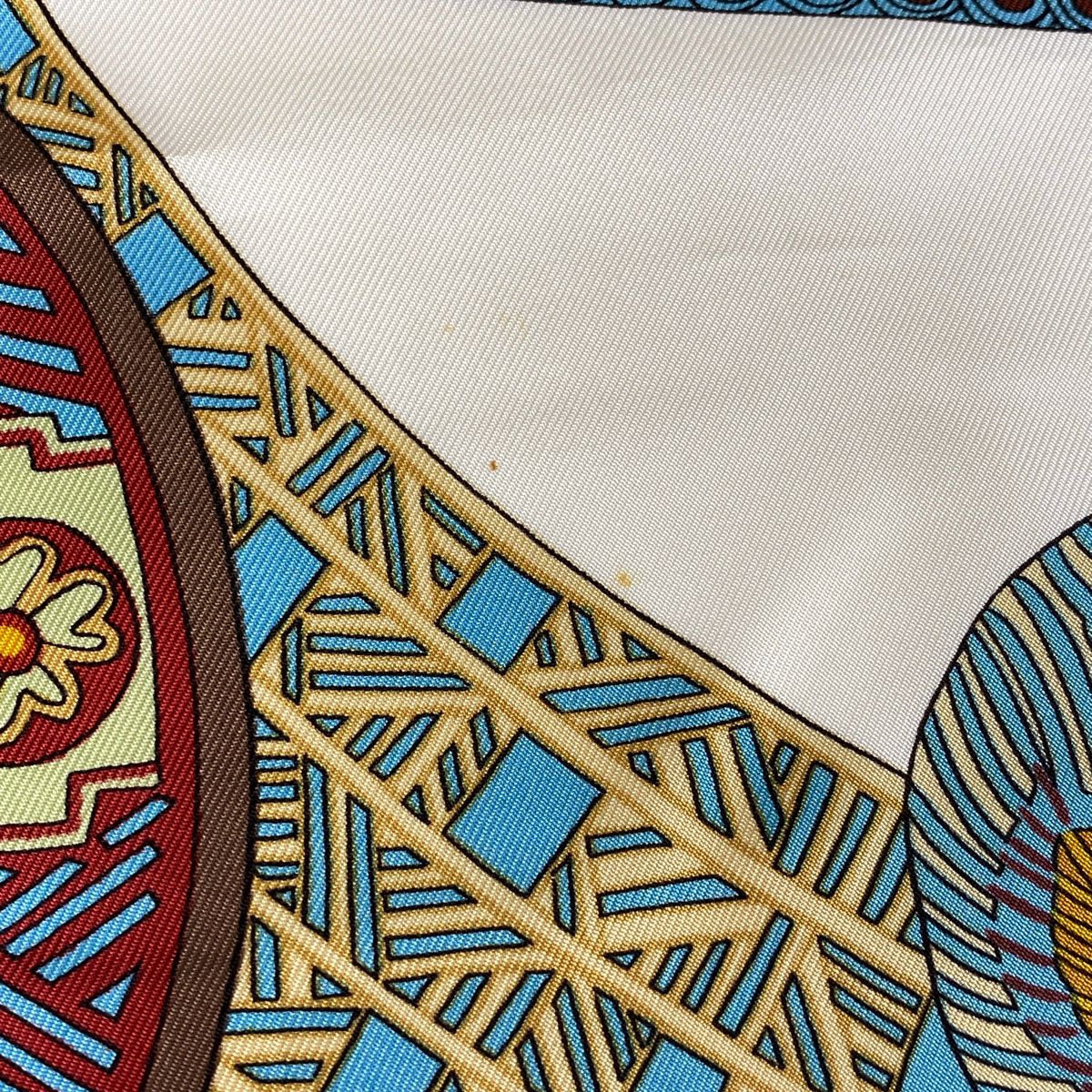 HERMES カレ90 ART DES STEPPES HERMES エルメス スカーフ 90 カレ ART des STEPPES ステップ
