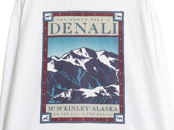 the north face 長袖Tシャツ USA製 ROCKSOLID ヘザーグレー LL（t-801）